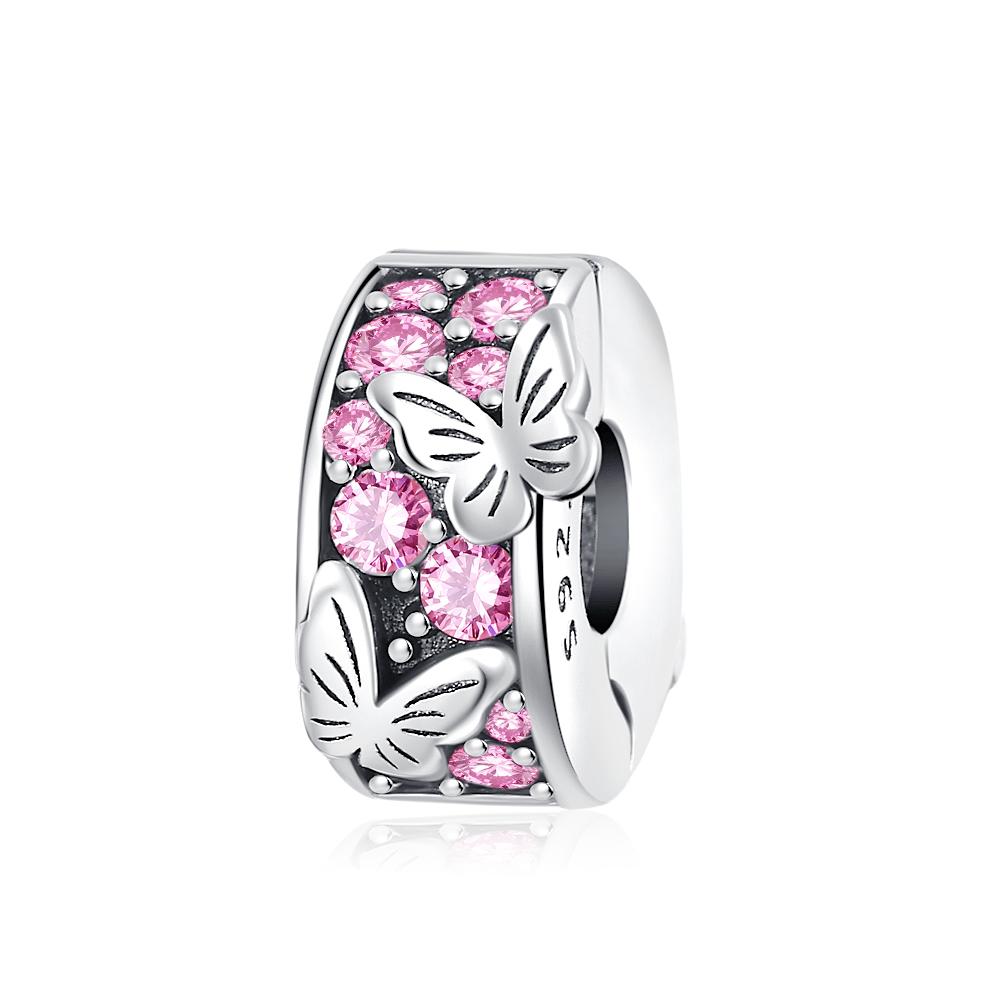 New Copper Butterfly Cactus Bee Honey Four-Leaf Clover Pendant Charm Bead Fit Original Bracelet Trinket Diy Women Jewelry