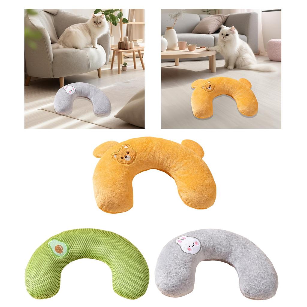 Pillow for Cats Comfortable Machine Washable Sleep Pillow Animal Pillow Dog Neck Pillow for Small Dog Kitten Rabbit Puppy Cat