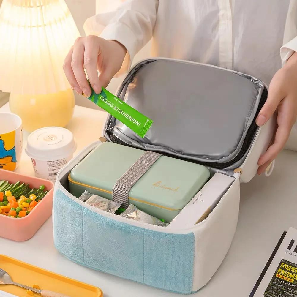 Bolsa Térmica Lonchera Para Trabajo Picnic Bolsa Coche Bolsa Refrigerador Bolsa Refrigeradora Portátil Mochila para Comida