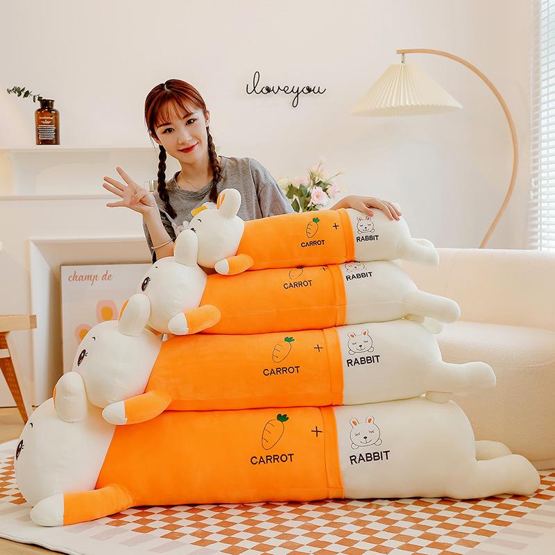 Karotte Hase Hase Hase Langbeiniges Schlafkissen Kissen Mädchen Nachttisch Puppe Plüschtier Große Größe