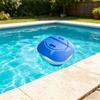 8Inch Adjustable Floating Chlorine Dispenser For Swimming Pools With Rotating Control Rings And Large Capacity Design