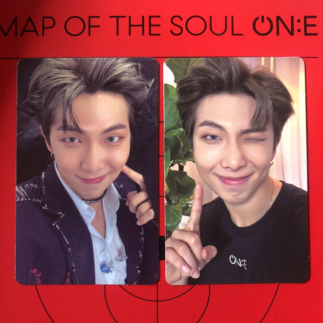 [ИСПОЛЬЗОВАННАЯ] Коллекционная карточка BTS Namjoon MAP OF THE SOUL ON:И