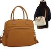 Stylish Maternity Handbag: Large-Capacity Multifunctional Bag with Insulated Milk Bottle Holder for Moms