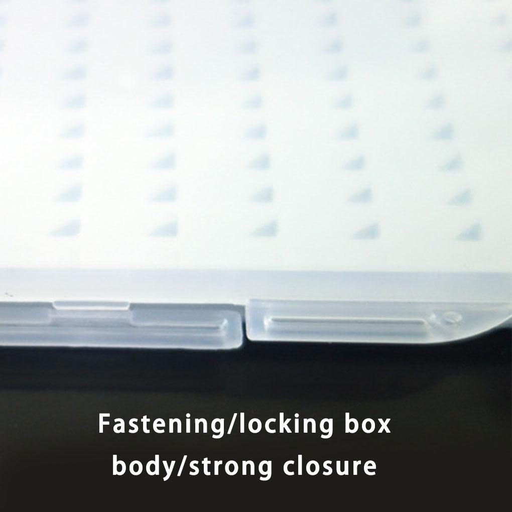 Box Storage Fishing Bait Fly Waterproof Lure Hook Gear Tackle Foam Tool Case Practical Portable Supply Outdoor