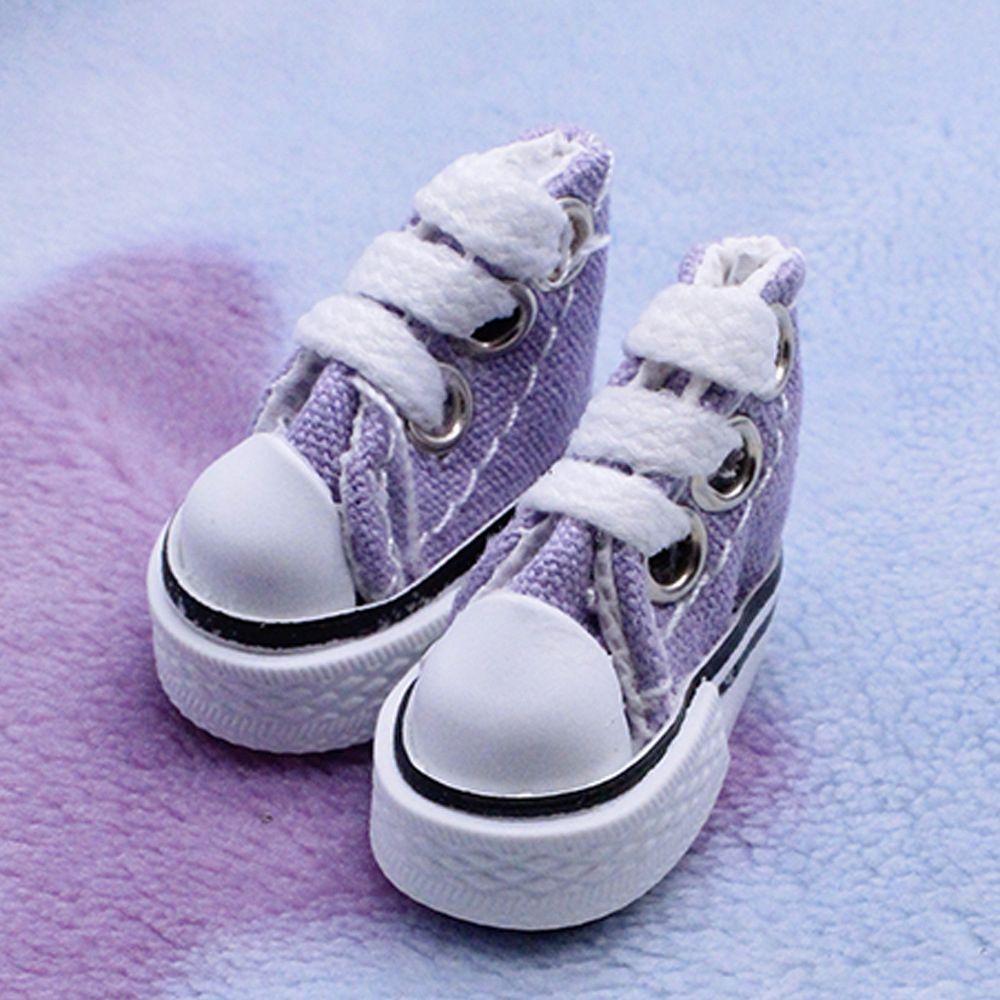 Doll Shoes 3.5CM Cute Mini Doll Shoes Denim Canvas Shoes For Doll For Toy For Doll Boots Dolls Sneakers Accessories