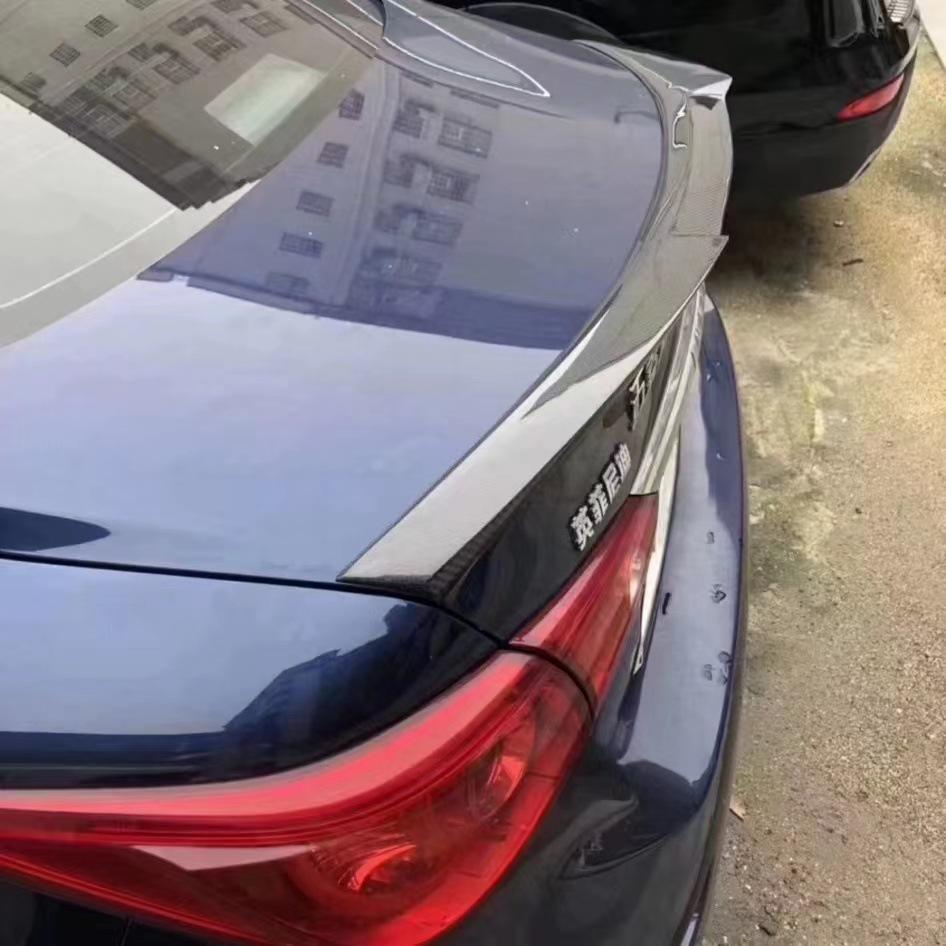 Glossy Black Rear Spoiler Diffuser for 2014 Infiniti Q50 M4