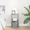 Nightstand Grey Sonoma 25.5 x 22 x 49.5 cm Particleboard