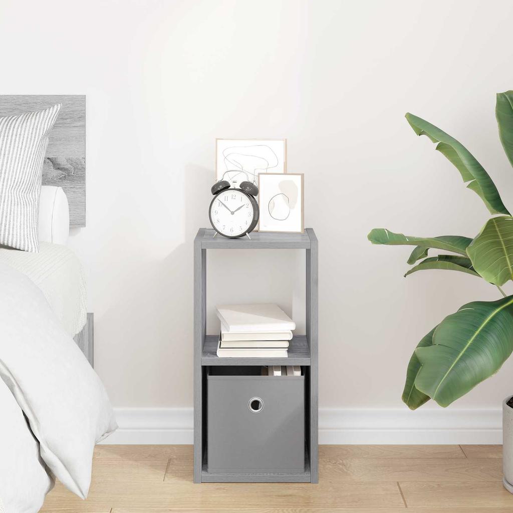 Nightstand Grey Sonoma 25.5 x 22 x 49.5 cm Particleboard