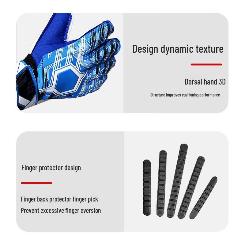 Yi Ning Professional Goalkeeper Gloves with Finger Protection