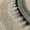 New Ins Style Minimalist Tableware Mat Home Circular Woven Mat Restaurant Retro Hemp Decorative Mats Shooting Prop Coaster