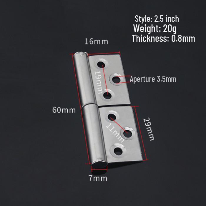 Detachable Fireproof Stainless Steel Silent Flag Door Hinge