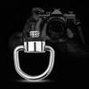 1/4inch Metal D-Ring Camera Tripod Monopod Screw Adapter for Quick Release Plate