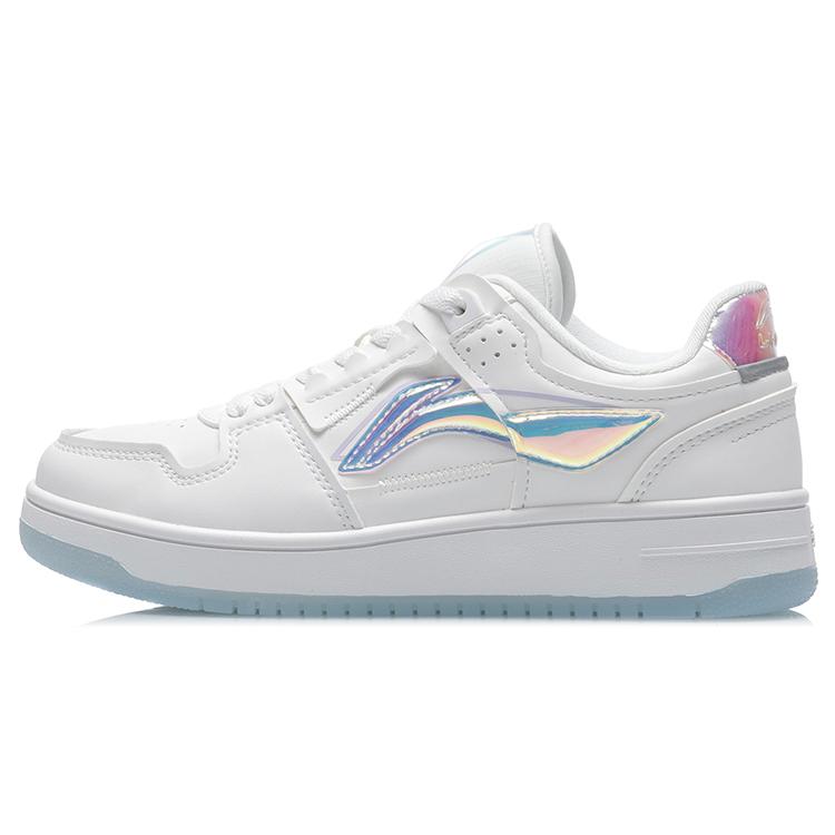 

Новые женские кроссовки LINING Tian Ji «Маленькие белые» Лазерные AGCP362-8 35