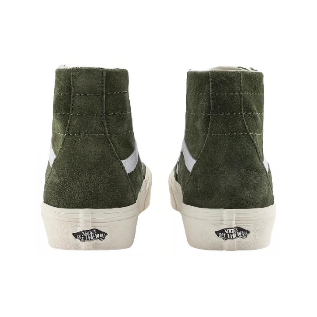 Vans Versatile Simple Comfortable High-Top Skate Shoes Unisex Sneakers Green VN0009Q0KFR