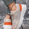 Unisex Mesh Running Shoes Lightweight Breathable Sports Sneakers Elastic Soft Sole Footwear for Walking Gym Fitness