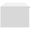 Wall Mounted TV Cabinet White 59.5 x 41 x 30 cm Particleboard