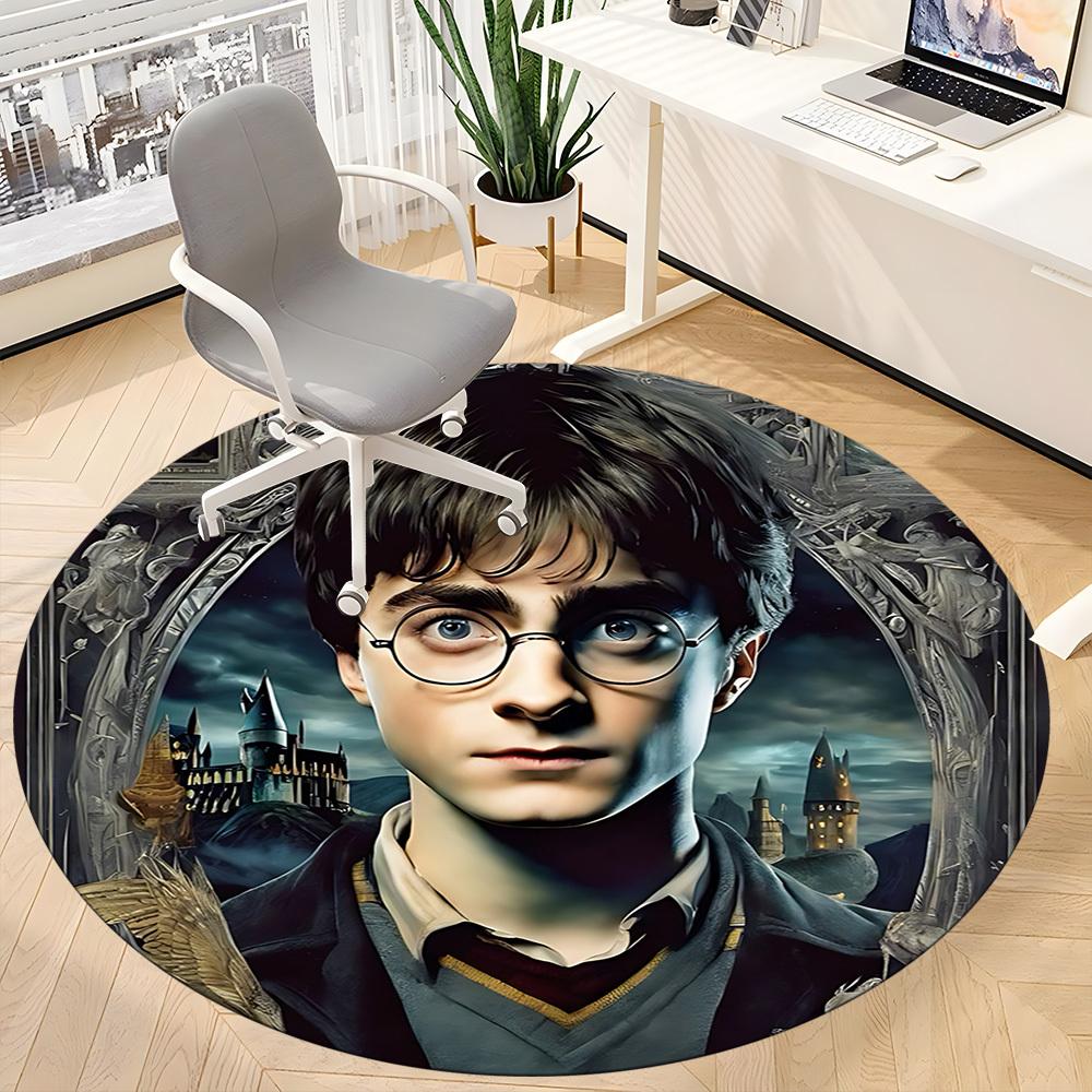 1pc Hogwarts Castle Chair Carpet for Office Non-Slip,Machine Washable Rug for Office, Room - Holiday Decor - Machine Made yy251017248