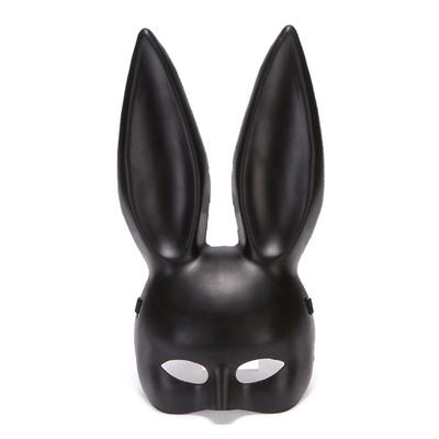Rabbit Ears Mask Half Face Environmental Protection PVC Masquerade Mask for Parties Costume Matte