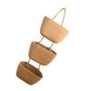 Multipurpose Hanging Cotton Rope Baskets 3 Layer Cotton Rope Foldable Hanging Basket for Efficient Item Arrangement
