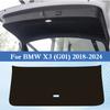 For BMW X3 G01 2018-2026 Car Trunk Door Leather Anti Kick Protective Pad Tailgate Anti-Scratch Cargo Liner Interior Accessories