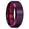 Fashion 8mm Tungsten Wedding Rings For Men Black Brushed Brick Pattern Men Stainless Steel Rings Wedding Jewelry