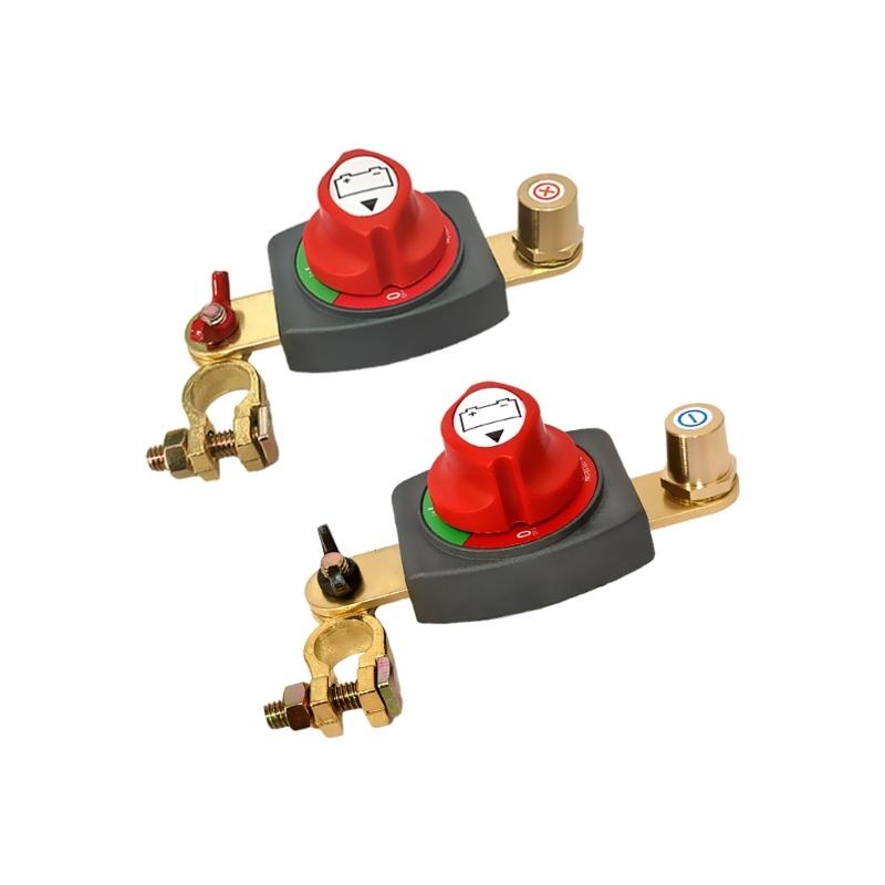 Vehicle Battery Isolator Quick Disconnect Battery Shut Off Switches Top Post Battery Disconnect Switches with Knob