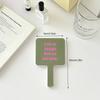 1Pc Handheld Makeup Mirror Square Mirror Female Handle Makeup Cosmetic Beauty Tools Handheld Vanity Make Up Mirror Makeup Tools