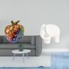 Nordic Graffiti And Ceramic Elephant Statue Figurine Collection for Tabletop Bar Home Decorations