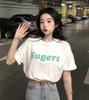 Cotton Short-sleeved T-shirt Women's Loose Original Style New Letter Printing Student T-shirt Ins Women's Fashion