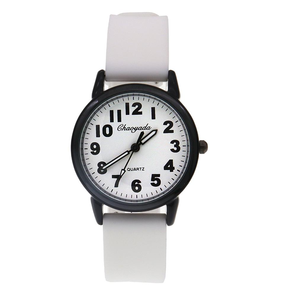New Digital Fashion Children Boy Girls Quartz Watch Simple Leisure Sports Silicone Strap Women's Wristwatch