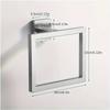 Stainless Steel Towel Ring For Bathroom With Durable Metal Holder For Home Use