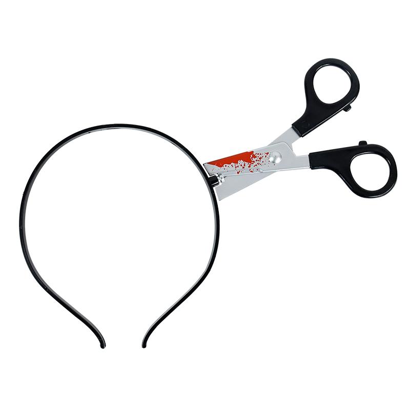 Halloween Decoration Fake Bloody Axe Saws Knife Headband Prank Prop Halloween Party Decor 2025 Masquerade Cosplay Accessories