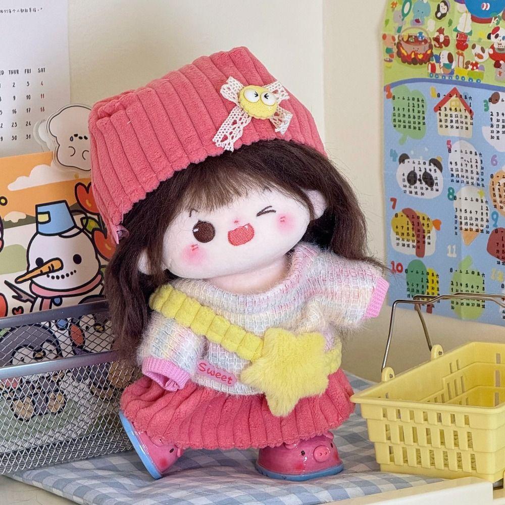 

1 Set Princess Skirt 20cm Cotton Doll s Clothes Cotton Doll Accessories style 1