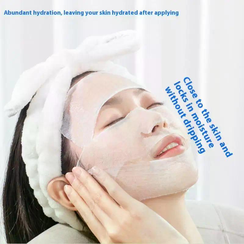 100PCS Of Stretchable Wet Compress Cotton Pads Open Type Facial Moisturizing Makeup Remover Cotton Ultra-thin Tencel