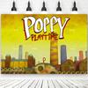 Hot Game-P&Poppy-Playtimes Backdrop Kids Birthday Decorations Party Supplies Baby Shower Banner Horror Festival Decor Props Gift