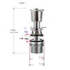 Rust Proof Shower Switch Valve for Easy Control of Triple Bathtub Faucet
