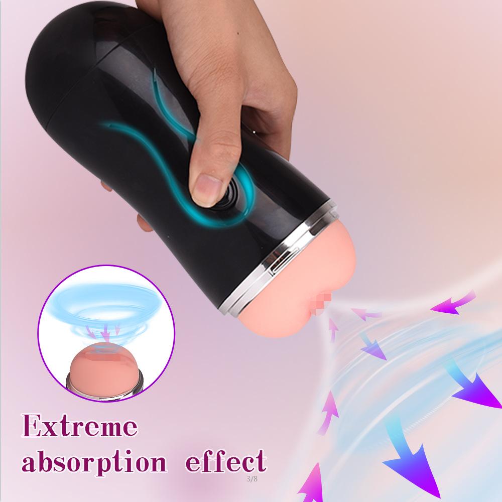 Automatic Male Masturbator – Electric Penis Stroker with Suction & Vibration, Rechargeable Adult Toy for Men