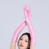 Shiny Bridal Gloves Shebin Sexy Accessories Mid Length Long Length Sun Protection Over the Elbow Finger Cloth Gloves Nightclub Stage Thin Women
