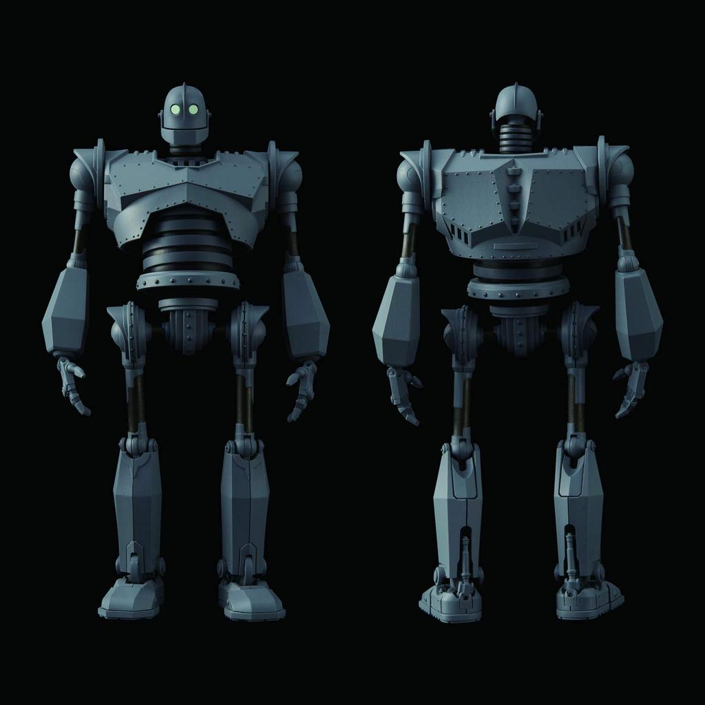 RIOBOT Iron Giant Scale ABS Diecast Painted Action Figure (Reissue) 1/80 &