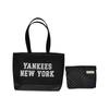 New MLB New York Yankees Tote Laptop Bag, Travel Bag, One Shoulder Portable, Students Back To School Regular Unisex Black 3AORL104N-50BKS