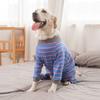 2XL~6XLPet Dog Clothes Winter Warm Home Big Dog Cat Shirt Jumpsuit Pet Pajamas Four-legged Clothing Large Dog Postoperative Suit