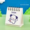 Cartoon-Mini-Tischkalender, Studenten-Desktop-Punch-In-Dekorationskalender, süßer Fruchttext-Tischkalender