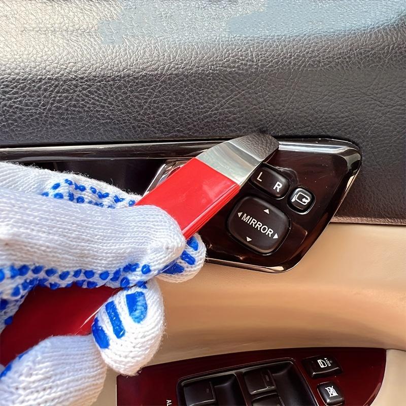 Car Door Panel Pry Tool, Center Console Trim Removal Tool, Interior Modification Steel Pry Bar, Automotive Repair Kit