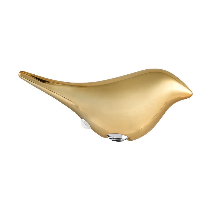 Luxury Gold Bird Shape LED Night Light, Magnetic Motion Sensor Wall Sconce, Rechargeable Dimmable Night Lamp for Home Decor