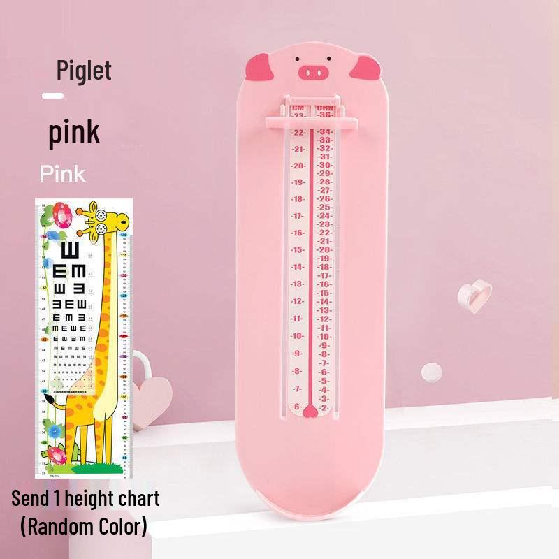 Baby and Toddler Foot Length Measuring Ruler – Universal Children's Shoe Measuring Tool for Home Use