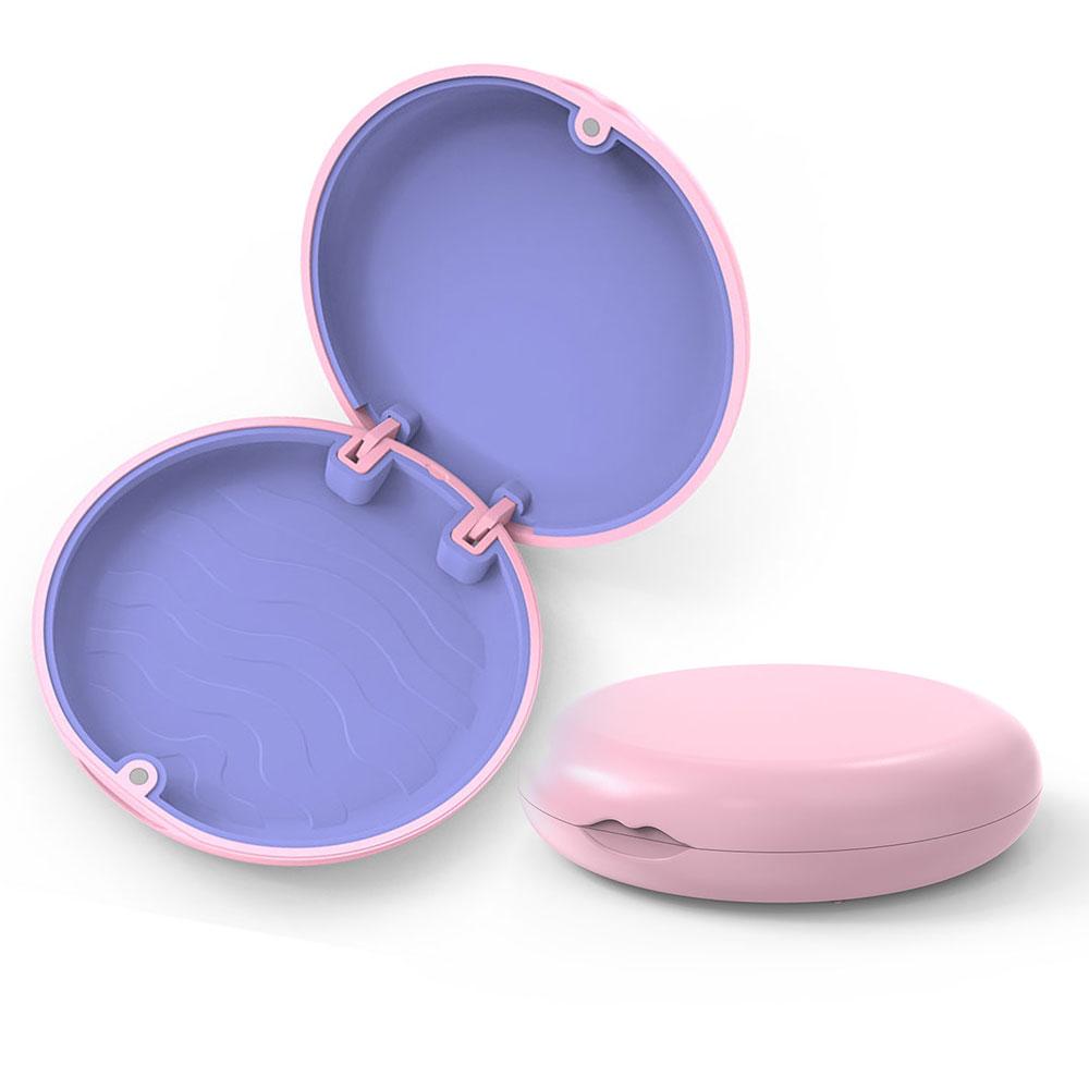 Retainer-Box Falsche Zähne Prothesen-Aufbewahrungskoffer Mundschutz Aligner Zahnspangen Kieferorthopädie Behälter Mundhygieneartikel Organizer