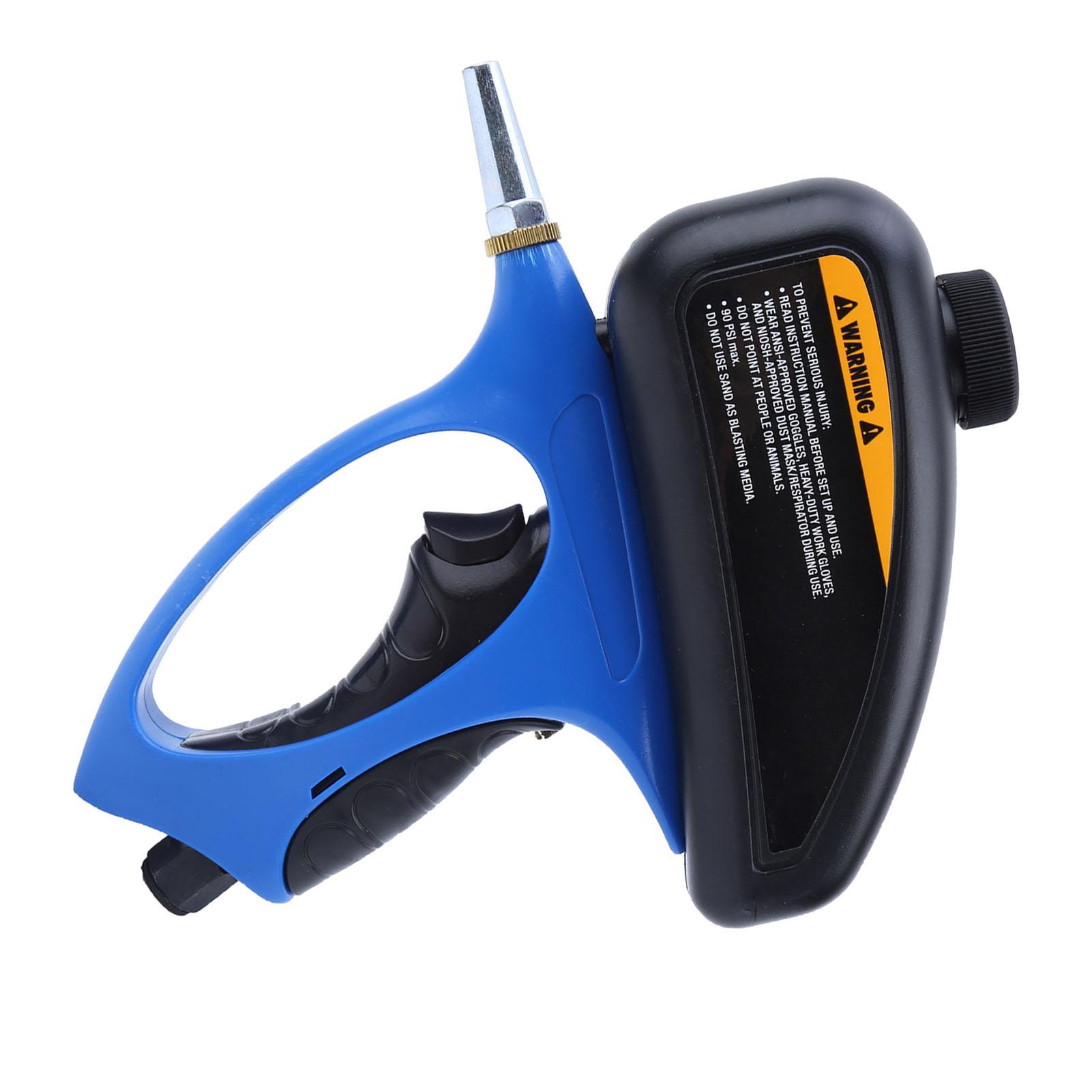

Sand Blaster Small Nozzle Pneumatic Sandblasting Gun Glass Anti Rust Sandblasting білий
