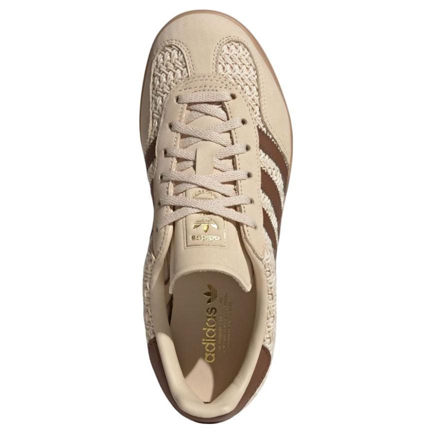 Adidas Women's Gazelle Indoor 'Crochet Pack Sand Strata' Sneakers JS1418