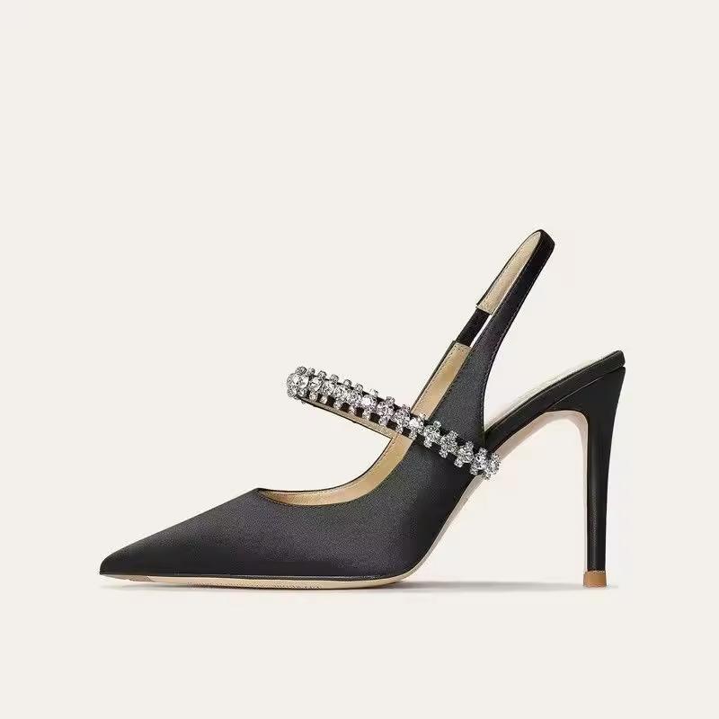 Damen Frühling und Sommer Schlanke Absatzspitze High-Heels