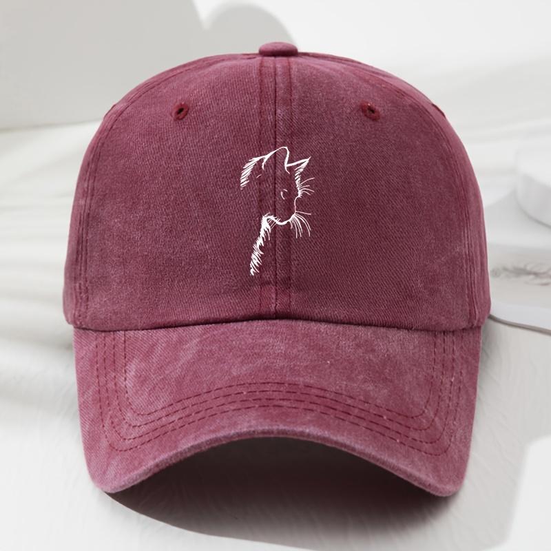 Unisex Vintage Katzenohr Baseballkappe Trendig Und Vielseitig Bequem Und AtmungsaktivGeeignet Für Jede Jahreszeit